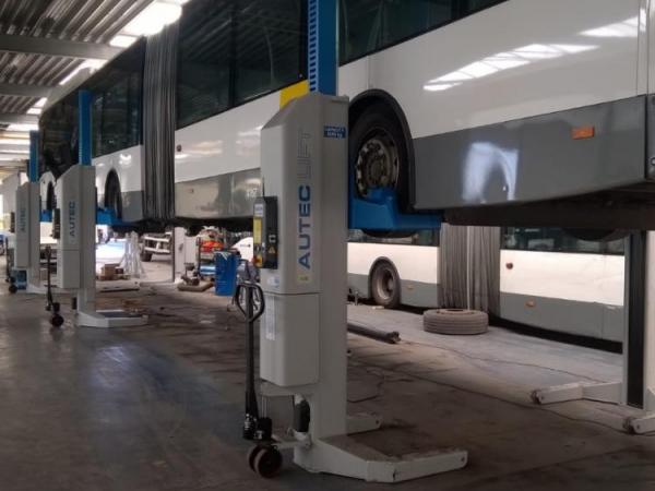 Mobiele hefkolommen Autec